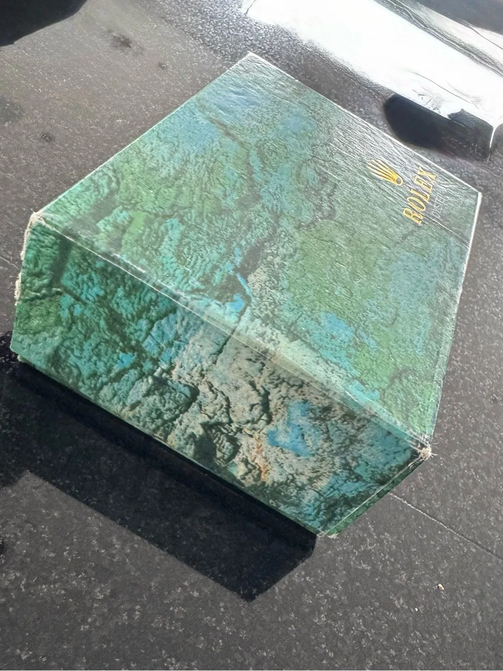 Rolex Vintage Green Watch Box 1980s/1990s Excellent Condition